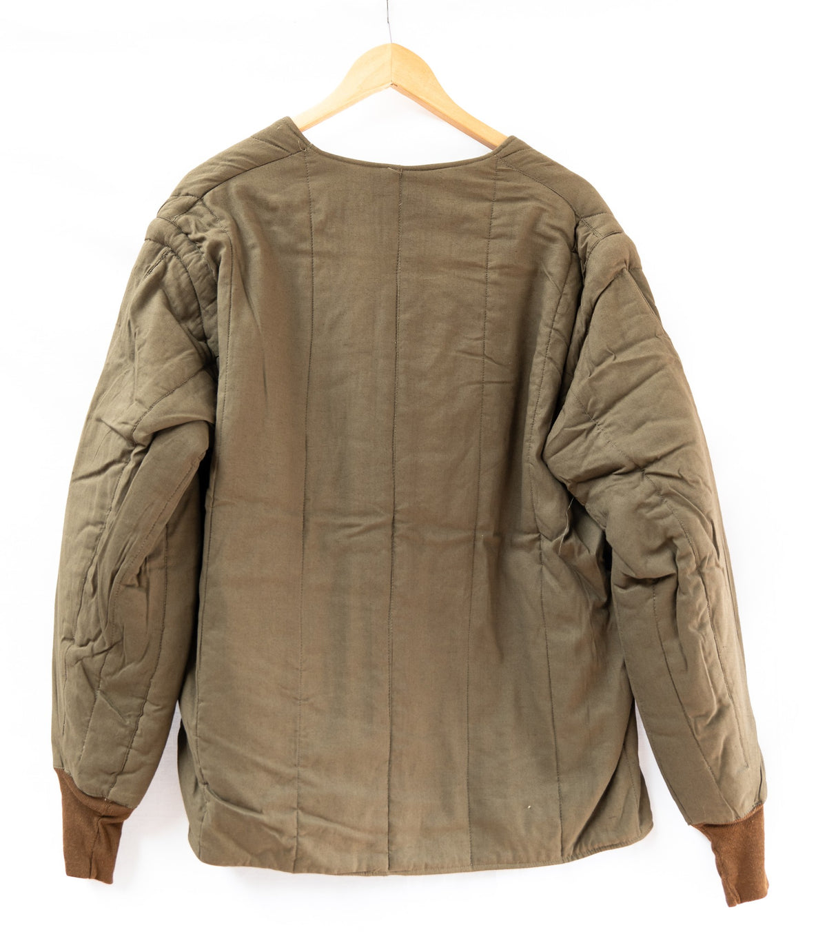 Olive Zip Liner Jacket — garment photograph 3