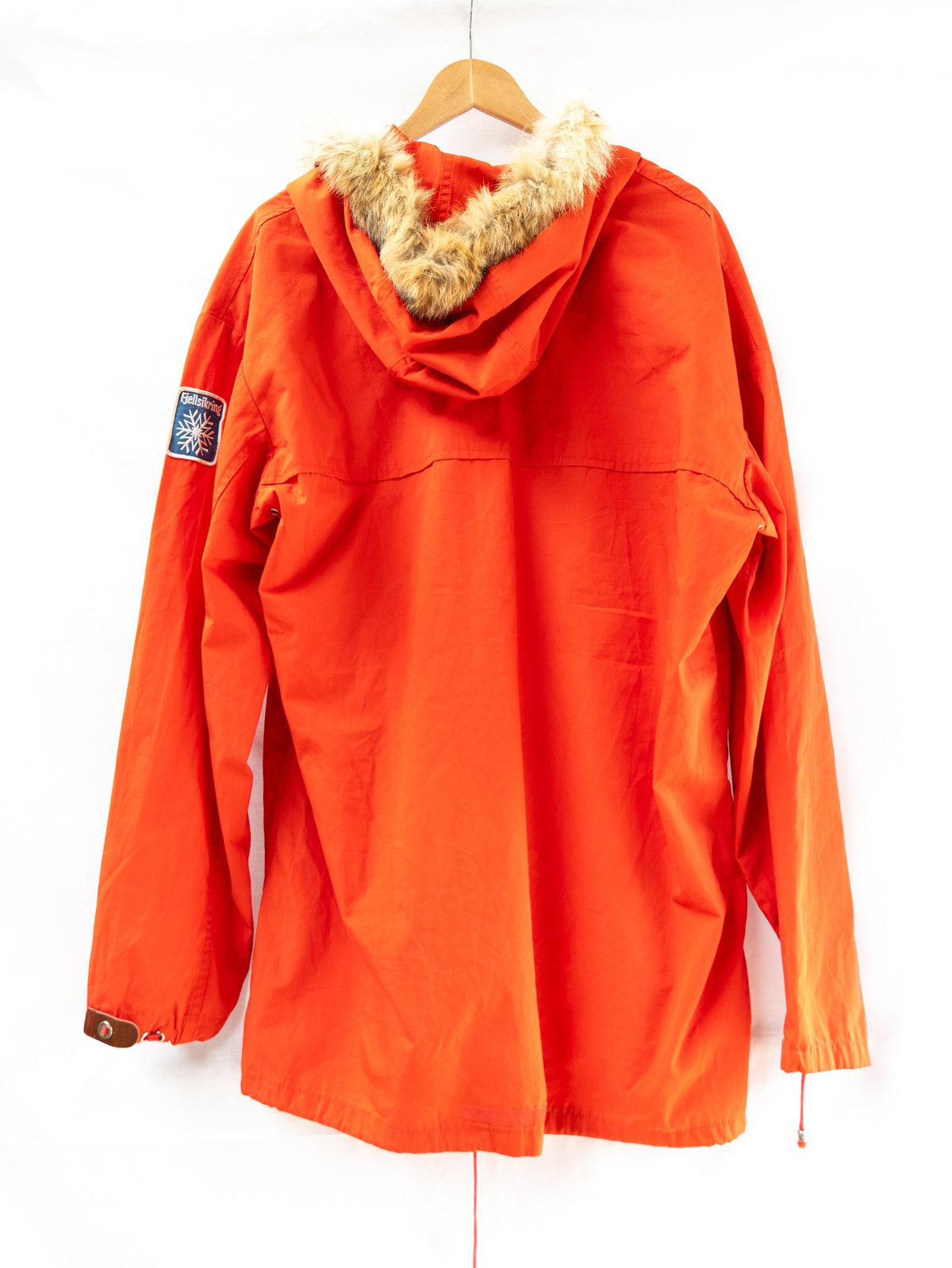 Orange Hooded Pullover Smock — garment photograph 3