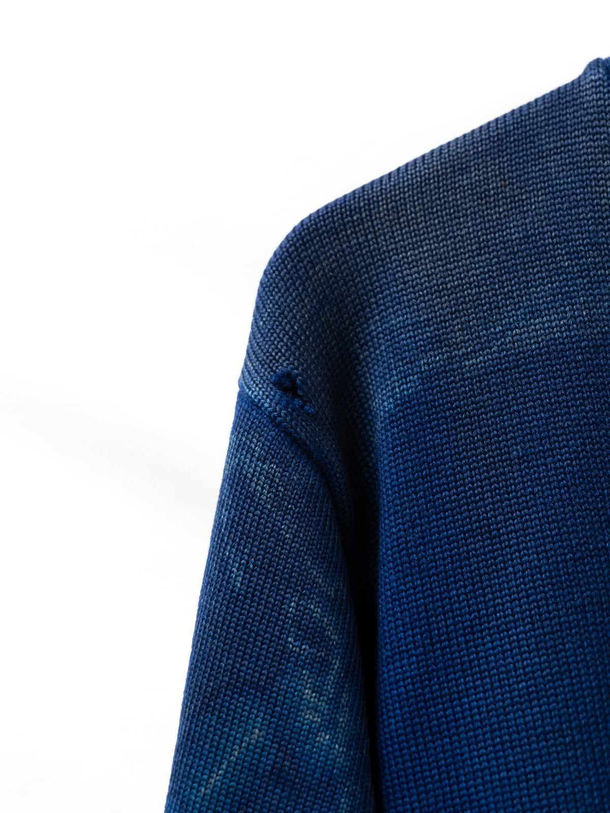 Navy B Letterman Cardigan — garment photograph 4