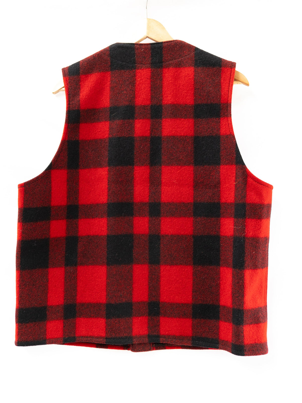 Red & Black Check Waistcoat — garment photograph 3