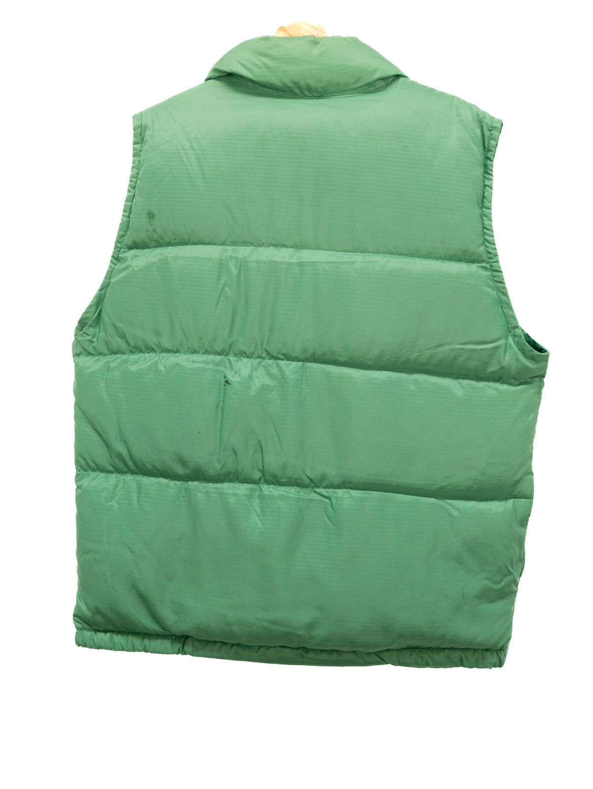 Green Padded Snap Vest — garment photograph 3