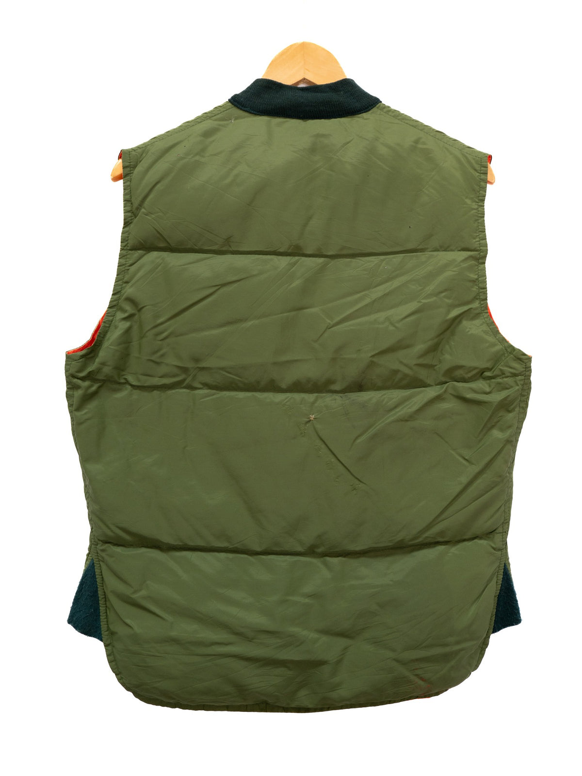 Olive & Orange Padded Vest — garment photograph 4