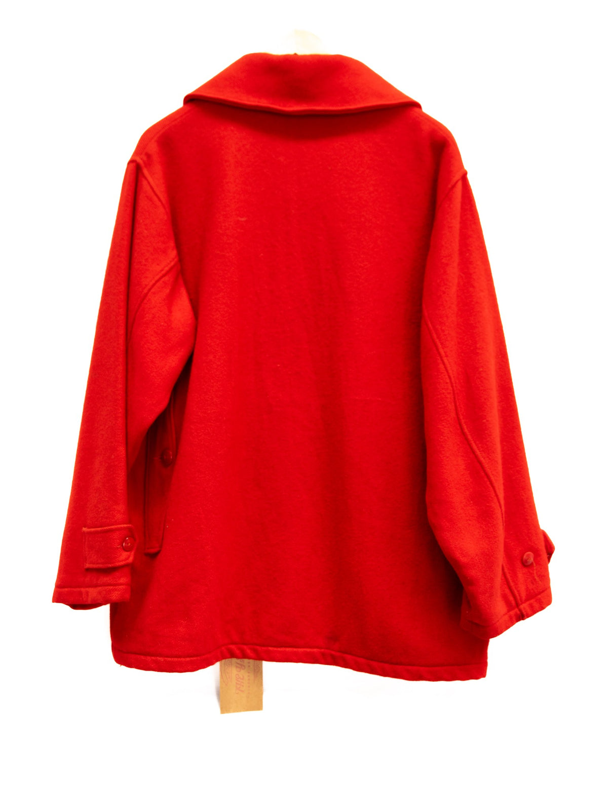 Red Rounded-Collar Field Jacket — garment photograph 3