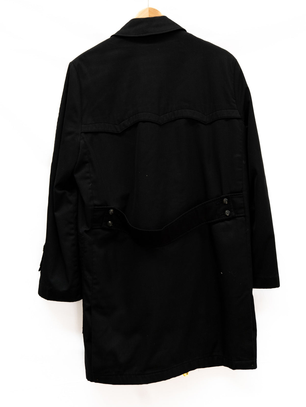 Black Button Chore Coat — garment photograph 3