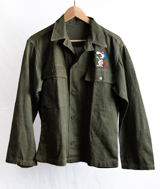 Olive Patch Overshirt — garment photograph 1