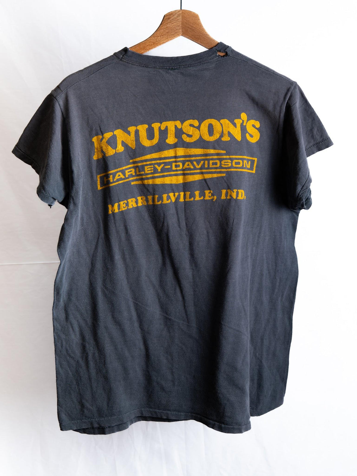 Knutson's Harley-Davidson T-Shirt — Charcoal — garment photograph 1