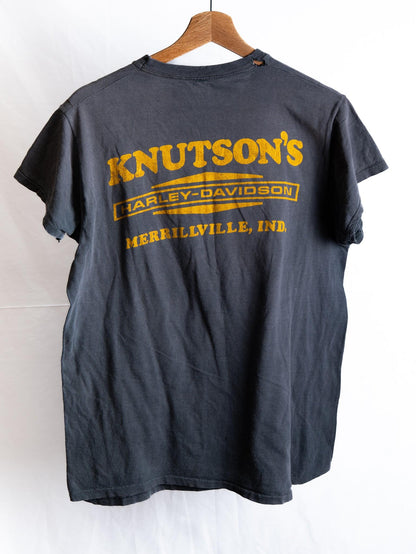 Knutson's Harley-Davidson T-Shirt — Charcoal — garment photograph 1