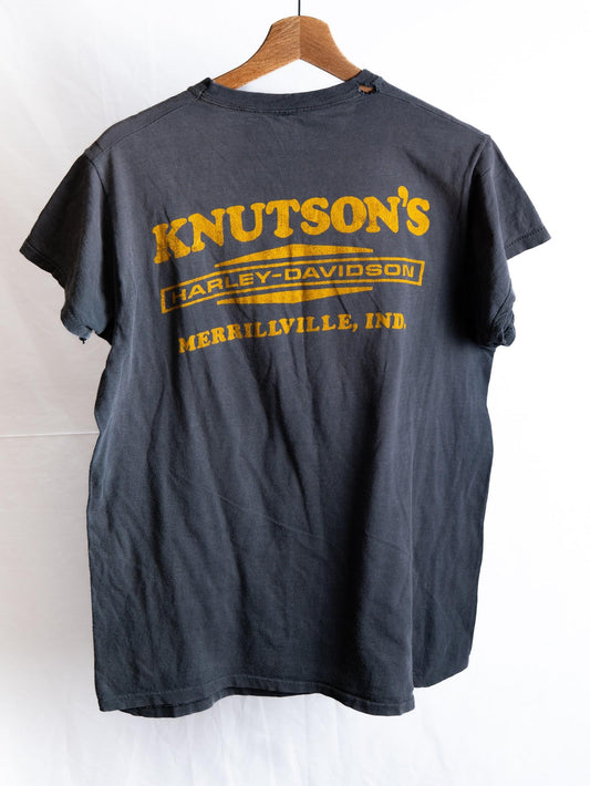 Knutson's Harley-Davidson T-Shirt — Charcoal — garment photograph 1
