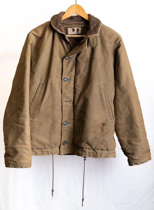 Olive Pile-Lined Military Jacket — 022 — garment photograph 1