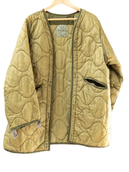 Olive Quilted Liner Jacket — 041 — garment photograph 1