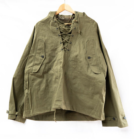 Olive Lace-Up Smock — garment photograph 1