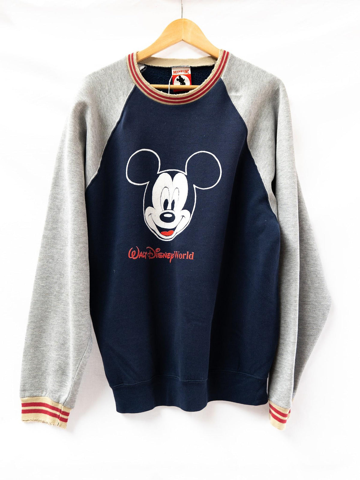Mickey Mouse Raglan Sweatshirt — garment photograph 1