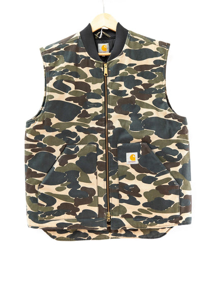 Camouflage Zip Vest — garment photograph 1