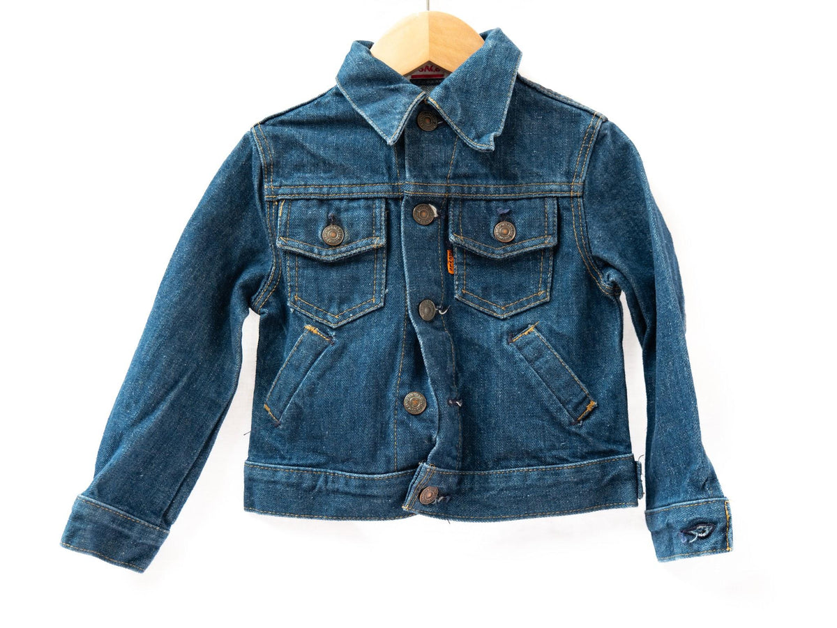 Small Blue Denim Trucker Jacket — garment photograph 1