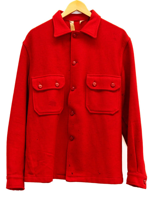 Red Flap-Pocket Jacket — 072 — garment photograph 1