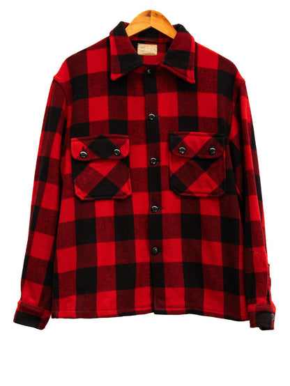 Red Buffalo Check Overshirt — garment photograph 1