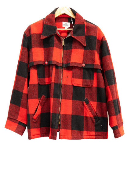 Red Check Hunting Jacket — garment photograph 1