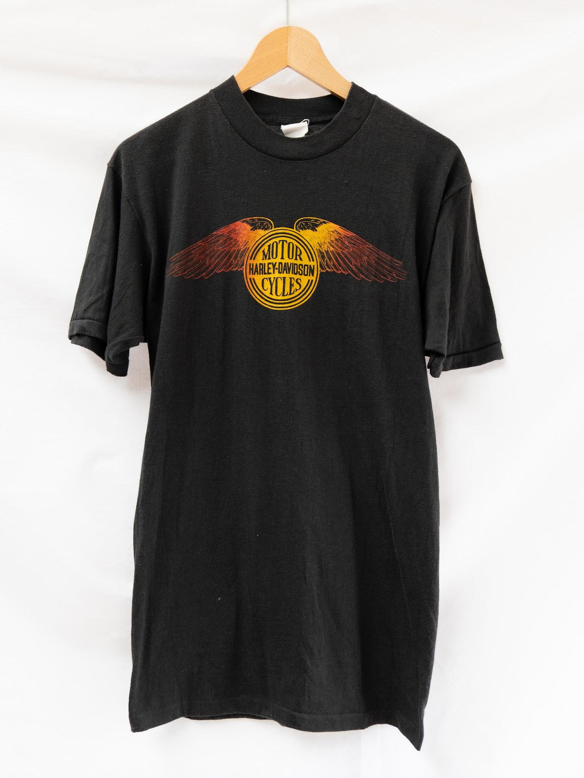 Motorcycles Sunset Logo T-Shirt — garment photograph 1