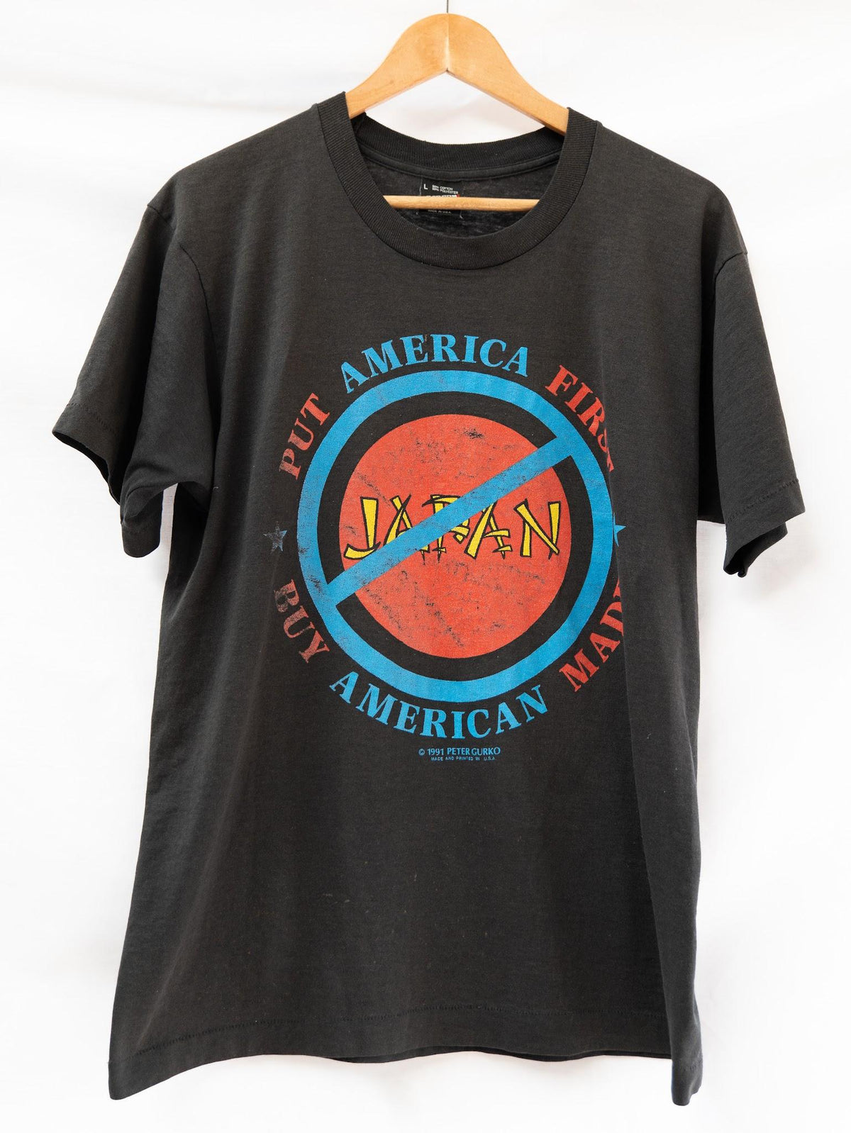 Pro America Anti-Communism Graphic T-Shirt — garment photograph 1