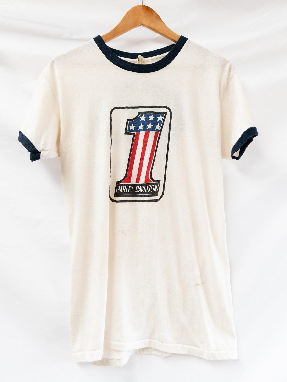 Harley-Davidson Number One Ringer T-Shirt — garment photograph 1