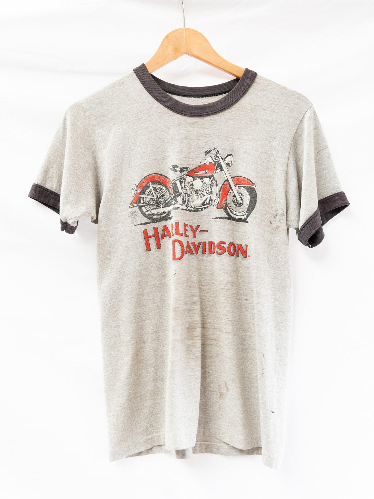 Harley-Davidson Motorcycle Ringer T-Shirt — garment photograph 1