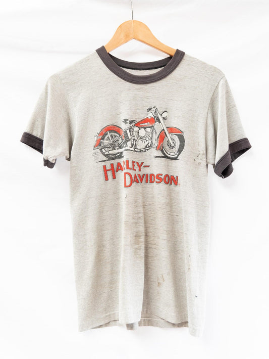 Harley-Davidson Motorcycle Ringer T-Shirt — garment photograph 1