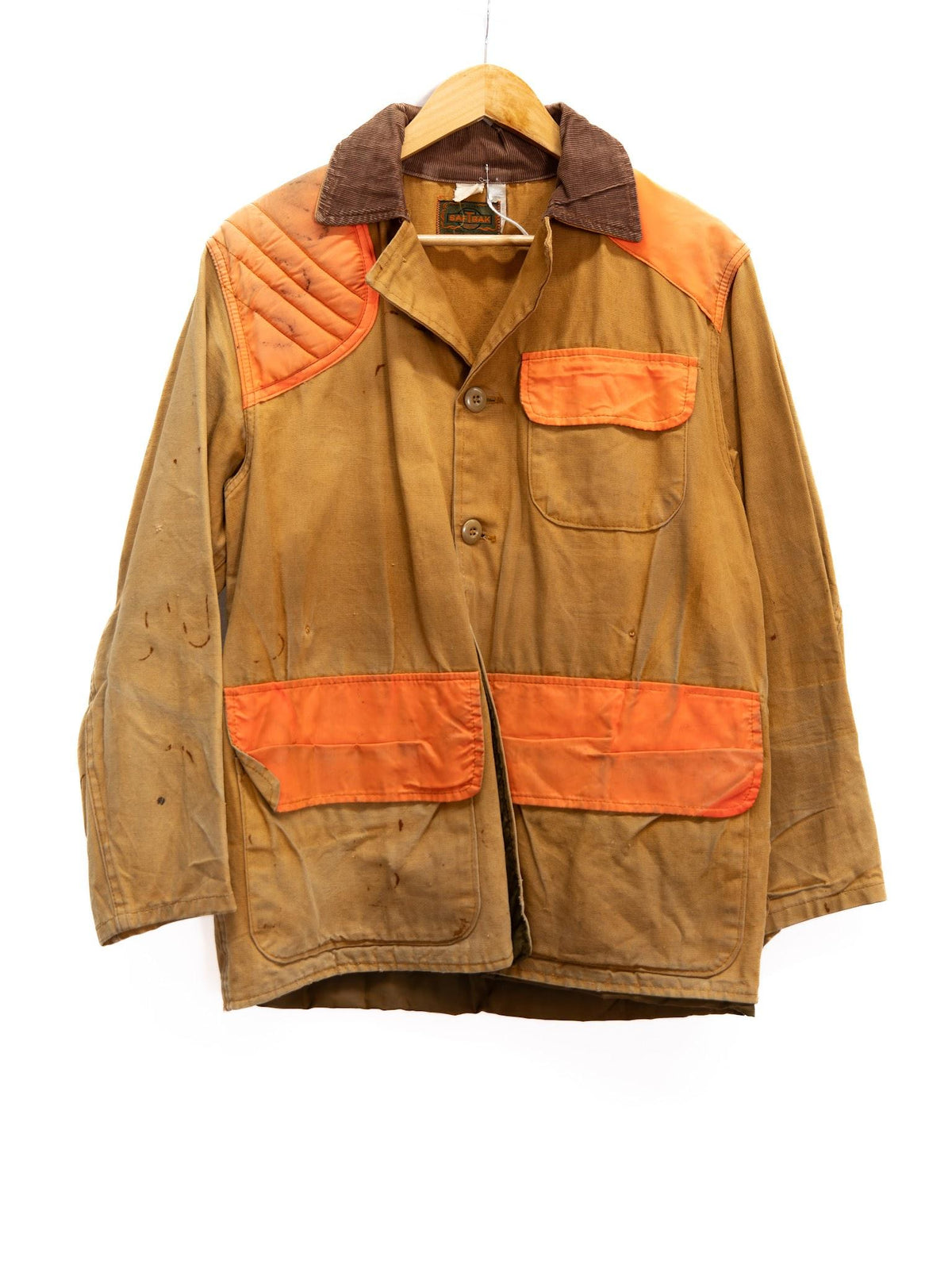 Tan & Orange Hunting Jacket — 122 — garment photograph 1