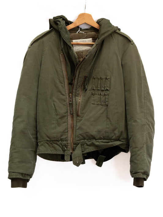 Olive Hooded Flight Jacket — garment photograph 1