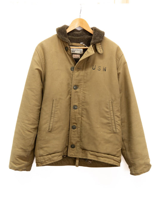 Olive USN Deck-Style Jacket — garment photograph 1