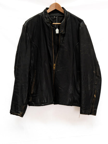 Black Zip Bomber Jacket — 141 — garment photograph 1