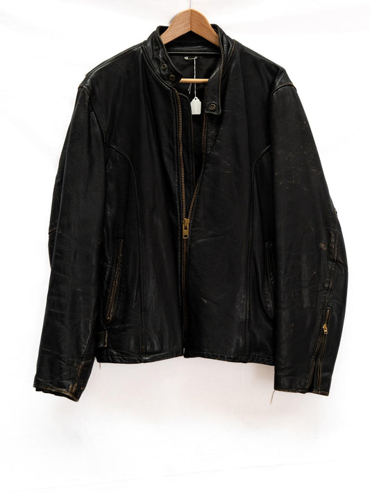 Black Zip Bomber Jacket — 141 — garment photograph 1