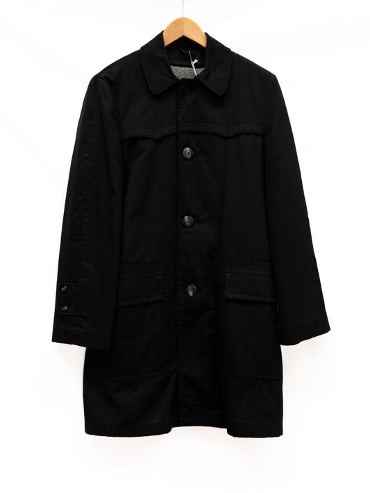 Black Button Chore Coat — garment photograph 1