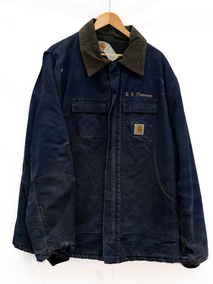 Carhartt Navy Work Jacket — garment photograph 1