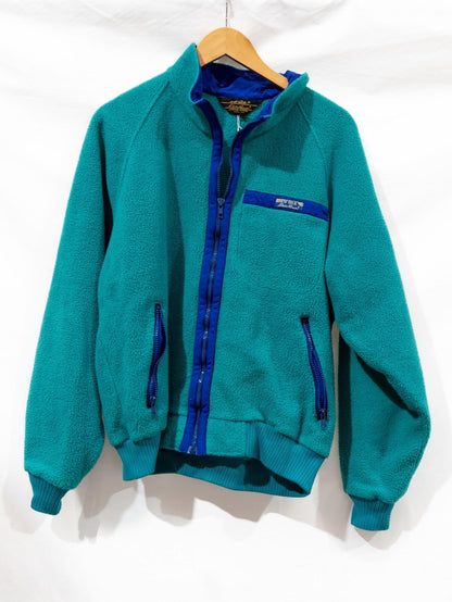 Teal Fleece with Blue Chest Pocket — garment photograph 1