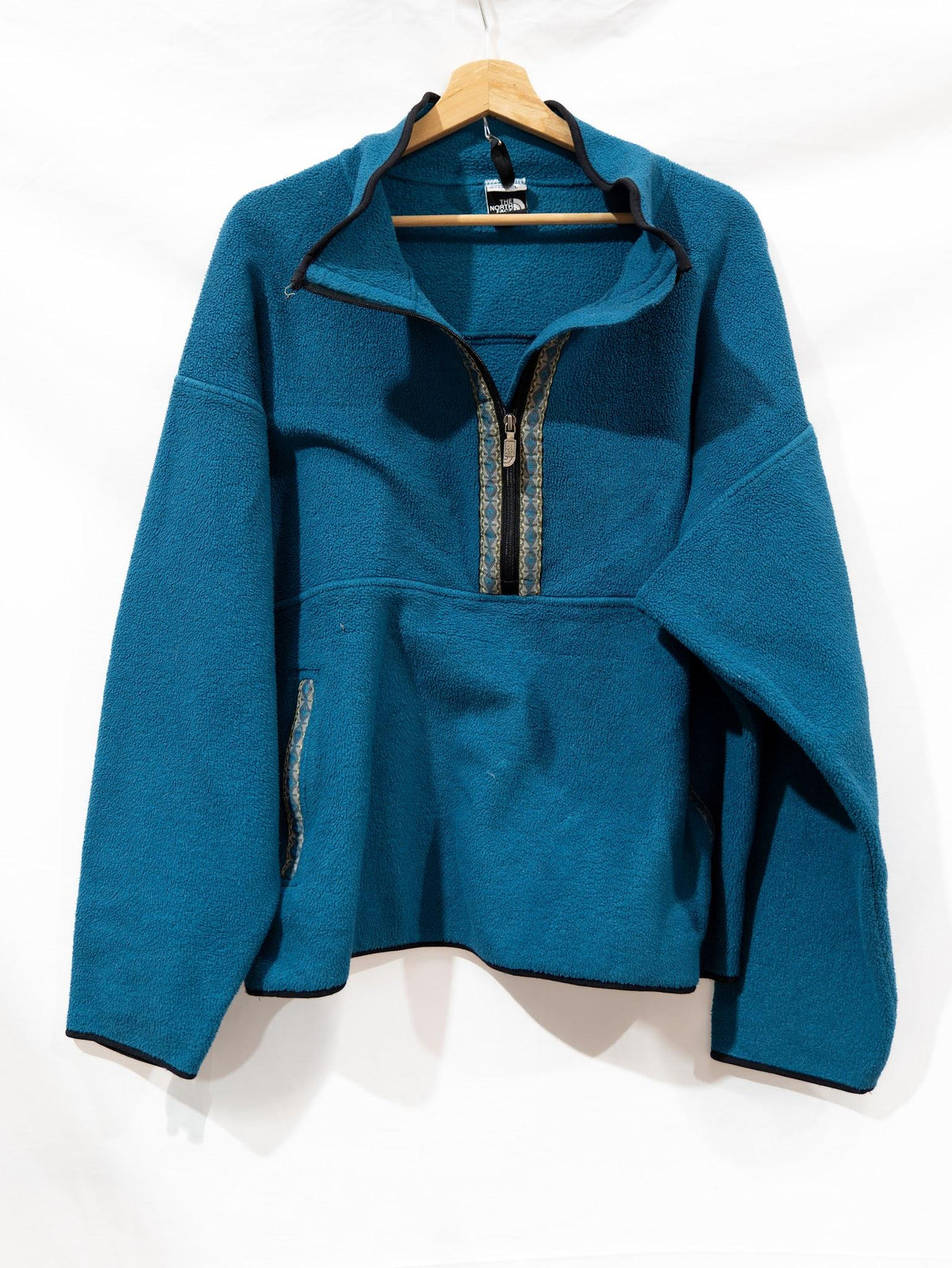 Teal Half-Zip Fleece — 173 — garment photograph 1