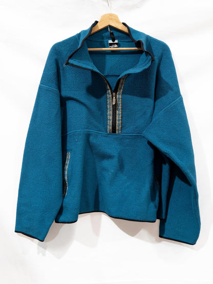 Teal Half-Zip Fleece — 173 — garment photograph 1