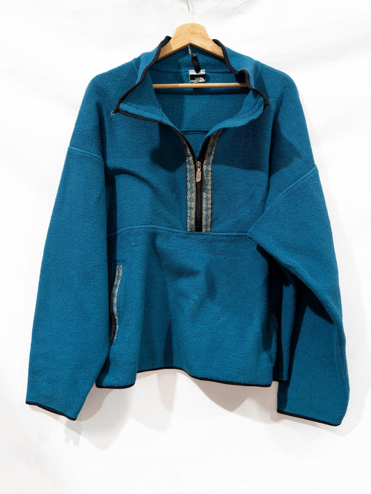 Teal Half-Zip Fleece — 173 — garment photograph 1