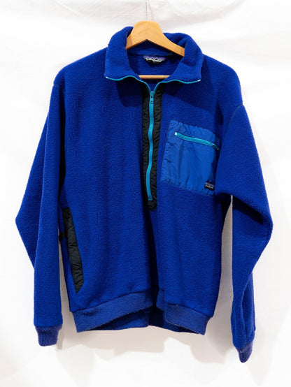Blue Fleece with Teal Trim — garment photograph 1
