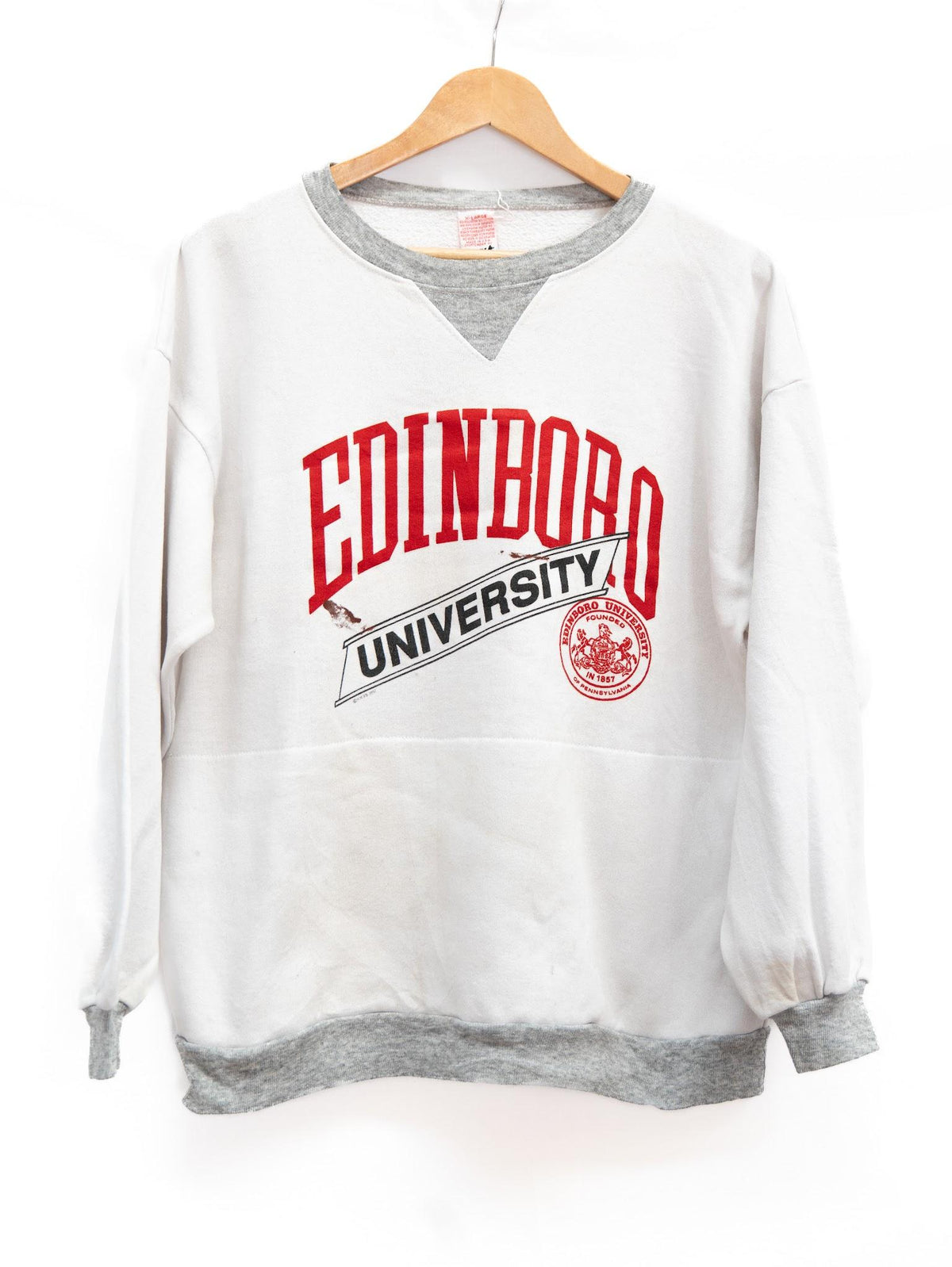 Edinboro University Sweatshirt — garment photograph 1