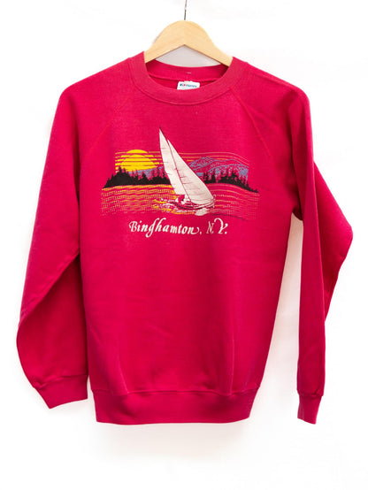 Bridgewater Sailing Sweatshirt — Red — garment photograph 1