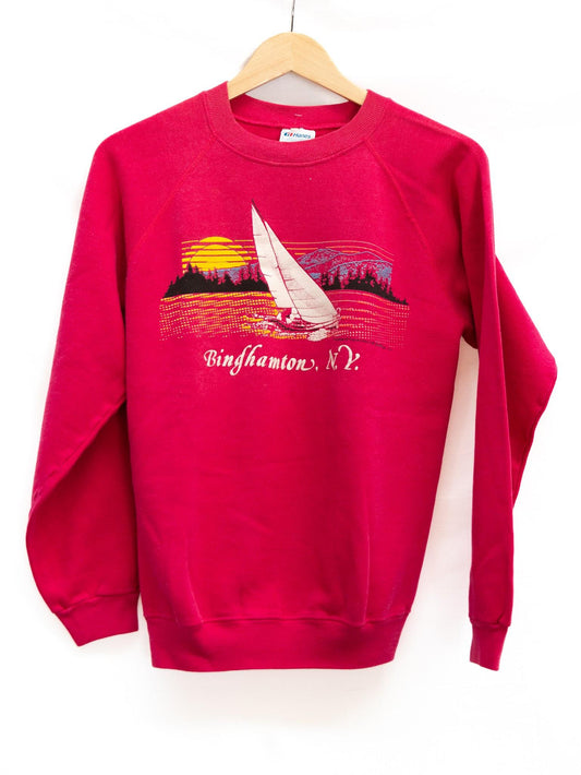 Bridgewater Sailing Sweatshirt — Red — garment photograph 1