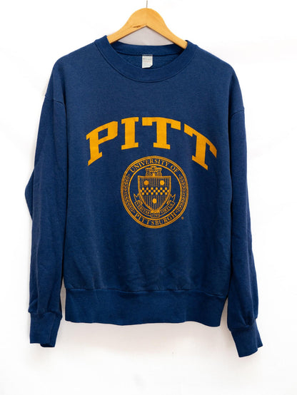 Pitt College Sweatshirt — Blue — garment photograph 1
