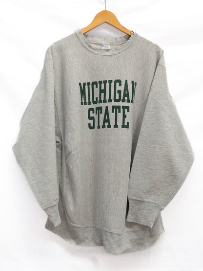 Michigan State Sweatshirt — Grey — garment photograph 1