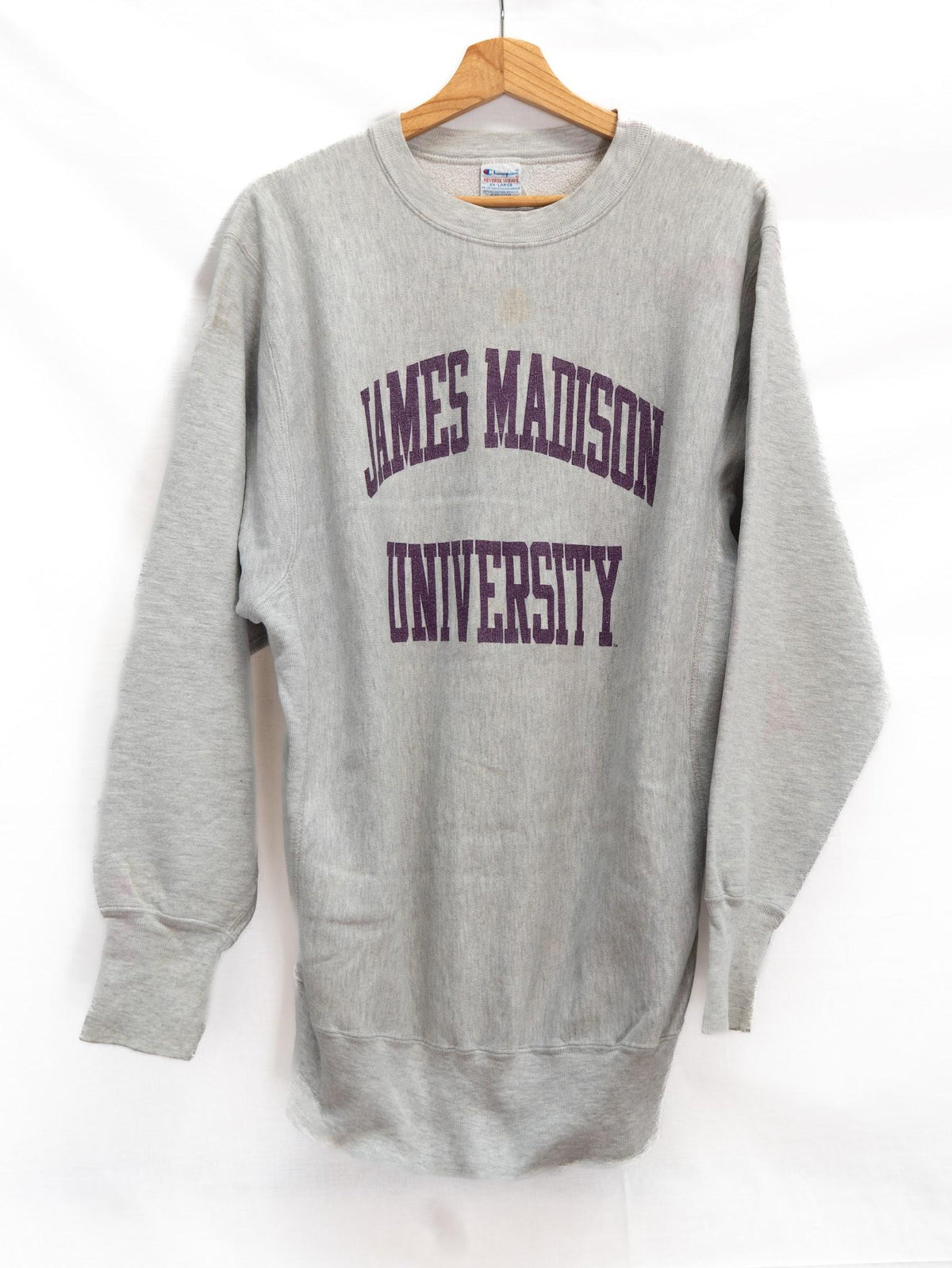 James Madison University Sweatshirt — garment photograph 1