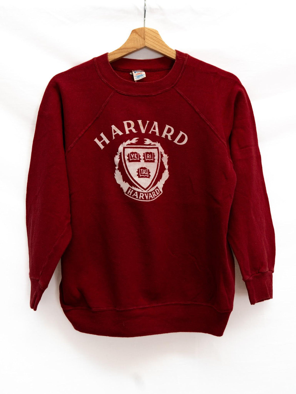 Harvard Crest Sweatshirt — Red — garment photograph 1