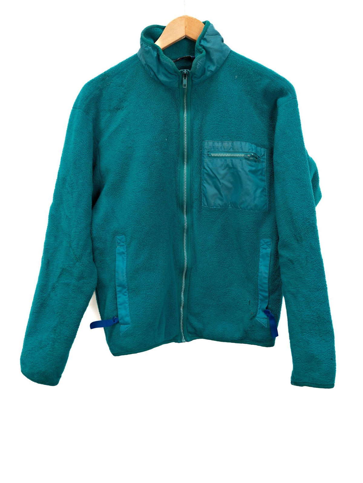 Teal Zip Fleece — 225 — garment photograph 1