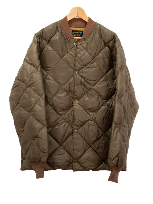 Olive Diamond Quilted Bomber — garment photograph 1
