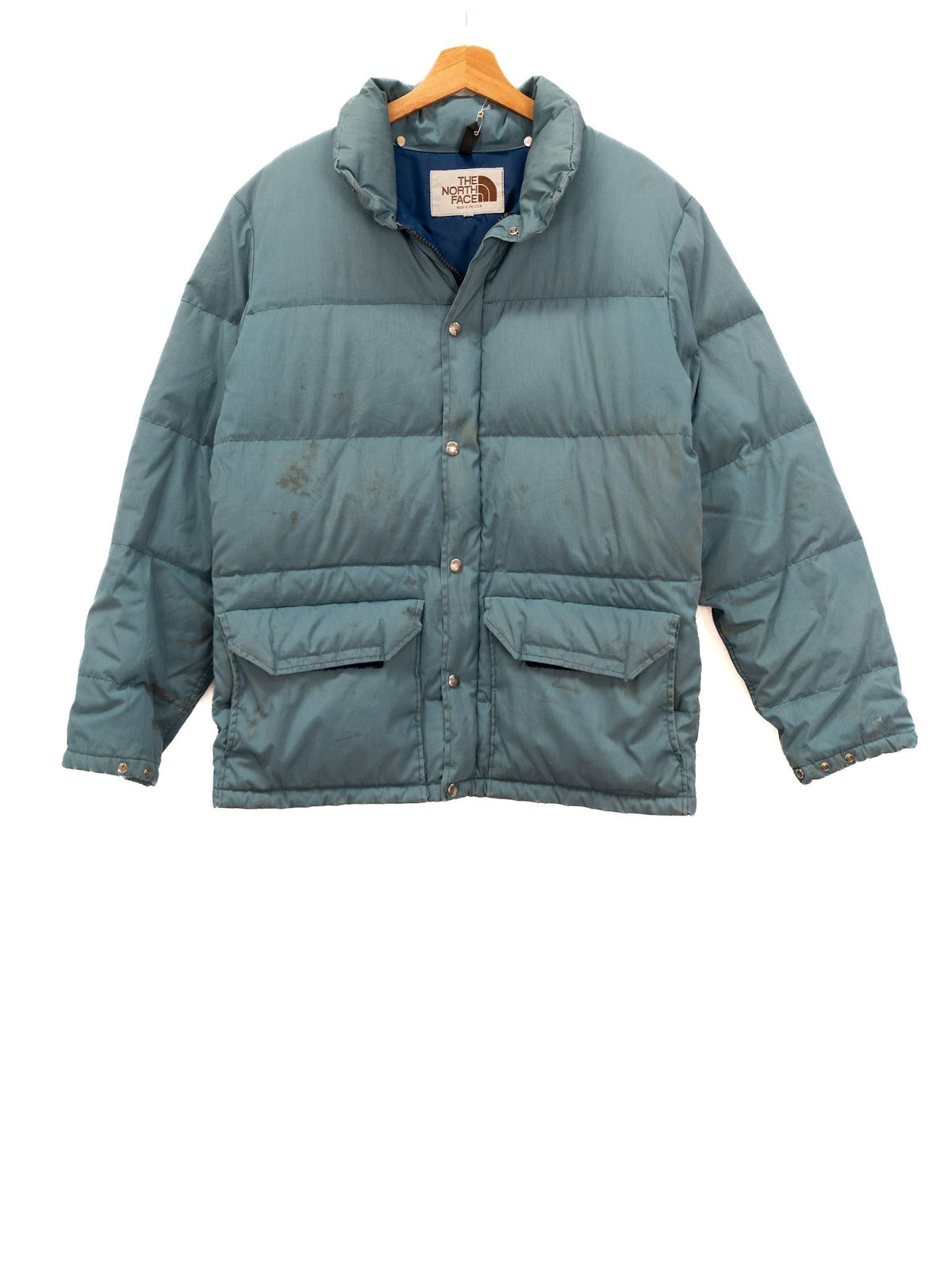 Pale Blue Padded Jacket — garment photograph 1