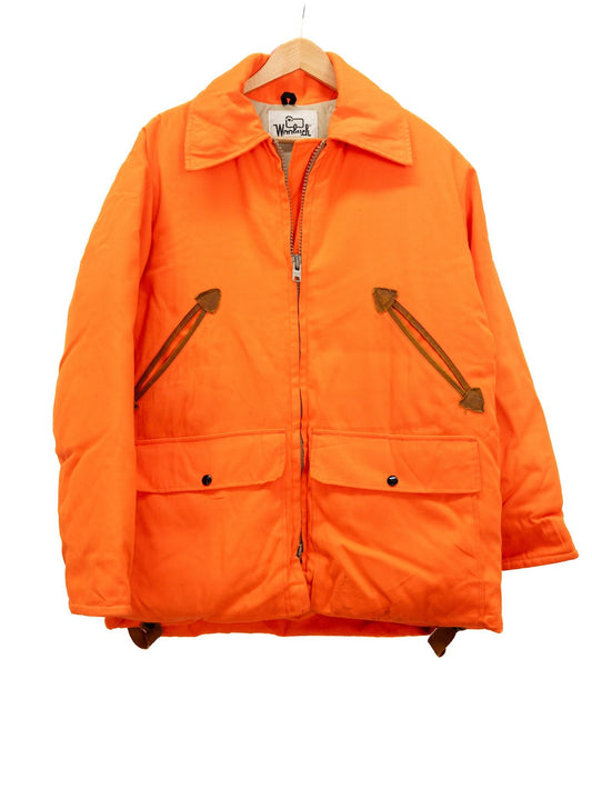Orange Collared Zip Jacket — garment photograph 1