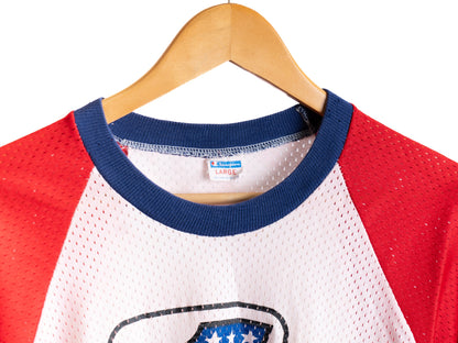 Harley-Davidson Number One Raglan T-Shirt — Red & White — garment photograph 3